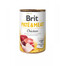 BRIT Pate&Meat chicken 400 g vistas pastēte suņiem