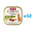 ANIMONDA Carny Country Adult Chicken, Veal, Vension 32x100 g vistas, teļa un cūkgaļas gaļa pieaugušiem kaķiem.