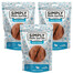 SIMPLY FROM NATURE Meat Strips Gaļas sloksnes ar trušiem un burkāniem suņiem 3x80 g