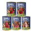 SIMPLY FROM NATURE Mitrā barība suņiem ar jauktām garšām 5 x 400g