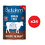 BUTCHER'S Original Recipe in Gravy izcirtņi ar liellopu gaļu mērcē suņiem 24 x 400g