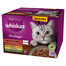 WHISKAS Adult Pure Delight Juicy Jellied Bites 24x85 g gabaliņi ar liellopa, vistas, jēra, mājputnu gaļu pieaugušiem kaķiem