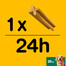 Pedigree DentaStix lielu šķirņu suņiem 8 X 270 g