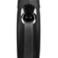 Flexi New Classic XS pavada (lente), 3 m, līdz 12 kg, melna