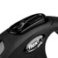 Flexi New Classic XS pavada (lente), 3 m, līdz 12 kg, melna