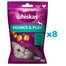 WHISKAS Energy and Vitality 8x45 g vistas gaļas kārums kaķiem