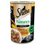 SHEBA bundža 12x400 g Nature's Collection mitrā pilnvērtīga barība pieaugušiem kaķiem ar tītaru, mājputnu sirdīm un zivju eļļu, ar burkāniem terīnā