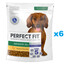 PERFECT FIT Senior 10+ sausā pilnvērtīgā barība mazo šķirņu suņiem, vecākiem par 10 gadiem, bagāta ar vistas gaļu 6x825 g