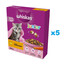 WHISKAS Junior 5x800 g sausa pilnvērtīga barība kaķēniem ar gardu vistas gaļu