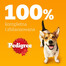 PEDIGREE Adult MINI 500g ar vistu un dārzeņiem, pilnvērtīga sausā barība mazo šķirņu suņiem