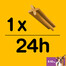 PEDIGREE Dentastix mazās šķirnes 110 g x 4