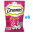 DREAMIES 6x60 g kaķu kārums ar gardu liellopu gaļu