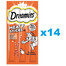 DREAMIES Gaļas stienīši ar gardu vistas gaļu pieaugušiem kaķiem 14x30 g