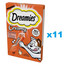 DREAMIES Krēmveida papildbarība ar gardu vistas gaļu kaķiem 44x10 g