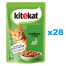 KITEKAT Truši mērcē 28x85 g pieaugušiem kaķiem