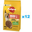 PEDIGREE Adult Mini 12x500 g ar mājputnu gaļu un dārzeņiem pilnvērtīga sausa barība pieaugušiem mazajiem šķirņu suņiem