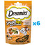 DREAMIES ShakeUps Multivitamīni 6x55g ar vistu, pīli un kaķumētru