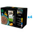 SHEBA Nature’s Collection Wybór Smaków 48x85 g mokra karma pełnoporcjowa dla dorosłych kotów w sosie kawałki z: kurczakiem, indykiem, tuńczykiem, łososiem