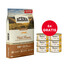 ACANA Wild Prairie Cat 4,5 kg + APPLAWS Cat Adult Mousse Chicken putas ar vistas gaļu 6 x 70g BEZMAKSAS