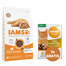 IAMS For Vitality Cat Adult Hairball Chicken 3 kg + 3 x kurczak i indyk w sosie 85 g