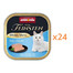 ANIMONDA Vom Feinsten Mild Menue Indyk i pstrąg 24x100g pasztet dla kotów