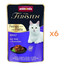 ANIMONDA Vom Feinsten Fines mit Filets Adult Dziczyzna i filet z indyka 6x85g mokra karma dla kotów