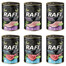 RAFI Cat Adult Mix 2 smaków jagnięcina i królik 6x400 g mokra karma dla kotów sterylizowanych