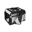 Trixie Vario Nylon transportēšanas būris 61 × 43 × 46 cm, melnā krāsā