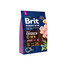 BRIT Premium By Nature Junior Small S 3 kg + 6 x 800 g BRIT kalakutienos ir kepenų šlapias maistas šuniukams