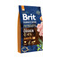 BRIT Premium By Nature senioru mazo un vidējo šķirņu suņu barība S+M 8 kg + 6 x 800 g BRIT vistas gaļas ar sirsniņām