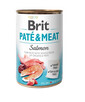 BRIT Pate&Meat salmon 400 g laša pastēte suņiem