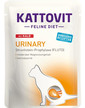 KATTOVIT Feline Diet Urinary diēta kaķiem, ar teļa gaļu, urīnceļiem 85 g