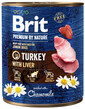 BRIT Premium by Nature 800 g  dabiskā barība kucēniem ar tītaru un aknām