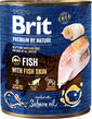 BRIT Premium by Nature Fish&Fish Skin 800 gdabīga barība suņiem ar zivīm un zivju ādu