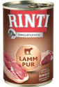 RINTI Singlefleisch jēra gaļa, monoproteīniem sabalansēta, proteīniem bagāta barība bez graudiem 400 g