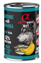 ALPHA SPIRIT Sardynki z bananem 400 g mokra karma dla psa