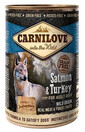 CARNILOVE Wild Meat Salmon&Turkey Mitrā suņu barība 6 x 400 g