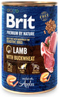 BRIT PREMIUM BY NATURE LAMB & BUCKWHEAT 400 g mitrā suņu barība ar jēra gaļu un griķiem