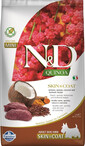 N&D Quinoa Dog Skin&Coat Adult Mini venison, coconut 2.5 kg jeleń i kokos
