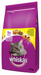 WHISKAS Adult ar vistu 3,8 kg sausa barība kaķiem