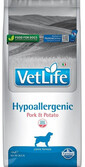 FARMINA VetLife Hypoallergenic Cūkgaļa, kartupeļi pieaugušiem suņiem 12kg