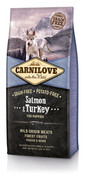 CARNILOVE Puppies Salmon&Turkey ar lasi un tītaru 12 kg