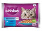 WHISKAS Zivju delikateses ar lasi un tunci želejā 4x85g