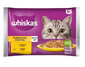 WHISKAS mājputnu gaļas želejveida tītara un vistas gaļa 4x85g