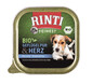 RINTI Feinest Bio mājputnu gaļa Pure&Poultry sirdis paplāte 150 g