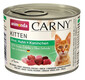 Carny Puszka Kitten Wołowina/Kurczak/Królik 200 g