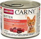 Carny Puszka Kitten Wołowina/Serce Indyka 200 g
