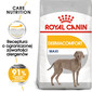 ROYAL CANIN Maxi Dermacomfort 12 kg sausā barība pieaugušiem lielo šķirņu suņiem ar jutīgu un uz kairinājumu tendētu ādu.