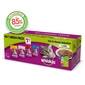 WHISKAS Adult 40x85g Zivju un tradicionālo garšu - kaķu barība želejā (vistas, laša, liellopa, tunča)