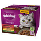 WHISKAS Adult Pure Delight Juicy Jellied Bites 24x85 g gabaliņi ar liellopa, vistas, jēra, mājputnu gaļu pieaugušiem kaķiem